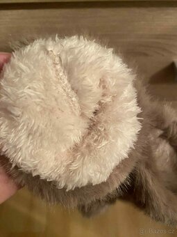 Nové chlupaté rukavice bezprsté - 5
