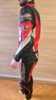 Dvoudílná kožená kombinéza - 5