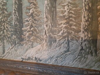 Obraz malování na plátně - 5