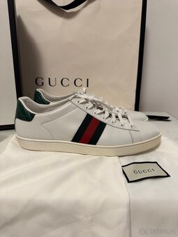 GUCCI Ace leather low trainers - 5