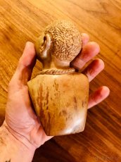 Africka soska umělecká kamen značena Dekorace - 5