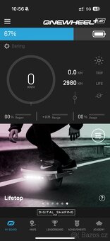 Onewheel+ XR (verze 4209) s rozšířenou baterií - 5