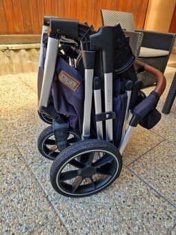 Trojkombinovaný kočárek Moon Rocca Navy - 5