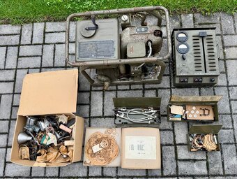 Vojenská elektrocentrála NS600 + náhradní díly - 5