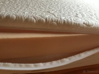 Vrchní paměť. matrace 200x150x8 cm se snímatelným potahem - 5