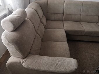 Rohová sedačka, rozkládací - 5