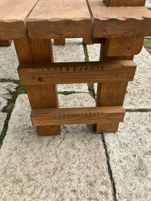 Stůl a dvě lavice - 5