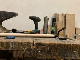 Kovaný kopáč, motyka - dvouhrotá. - 5