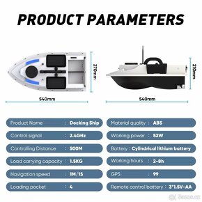 Zavážecí lodička s GPS - 5