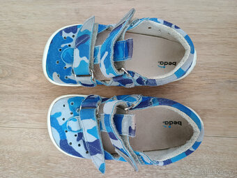 Barefoot sandály Beda - Blue Military modré vel. 28 - 5