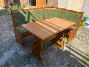 Rohový jídelní set - 5