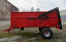 Rozmetadlo hnoje - chlévské mrvy - jednoosé 5 tun - 5