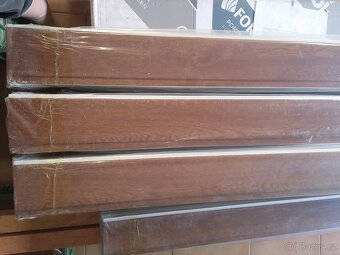 Plastové fasádní palubky HOPA ECO+ zlatý dub, s okenní fólií - 5