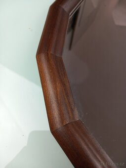 Zrcadlo v dřevěném rámu - nové - 5