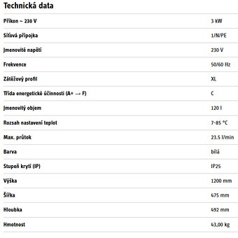 Ohřívač vody - PSH 120 Universal EL - 5