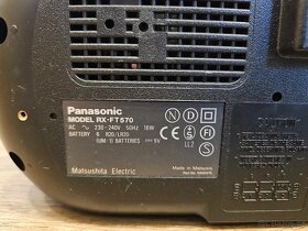 PRODÁNO Stereo radiomagnetofon Panasonic RX-FT570 - 5