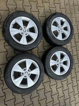 Alu kola sada Škoda 5x112 16" 6.5J ET46 Octavia, Superb atd - 5