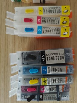 Kompatibilní plnitelné cartridge Canon PGI-550, CLI-551 - 5