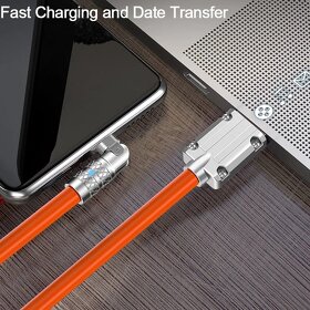 kabel rychlonabíjecí USB-A na USB-C 120 W,1,2 m,černý.NOVÝ - 5