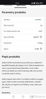 Solární piramida pro ohřev vody v bazénu. - 5