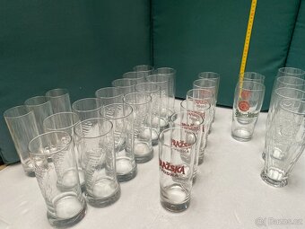 Sada pivního skla 0,3 l – mix 39 ks, různé značky - 5