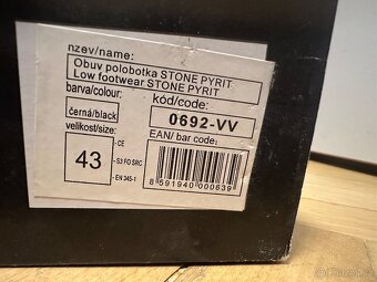 Prodám pracovní obuv STONE PYRIT S3 – velikost 43 - 5