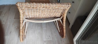 Prodám ratanové lehátko - lenošku - 5