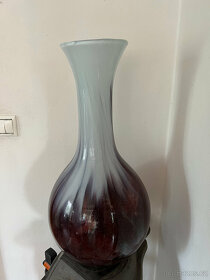 Designová váza skleněná 62cm - 5