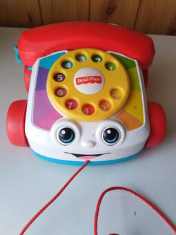 Vláček se zvířátky a zvuky a Fisher-Price Tahací telefony. - 5