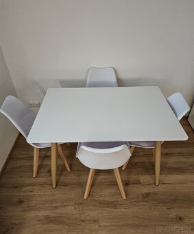 Catini TABERG + 4ks židle bílá TOP - 5
