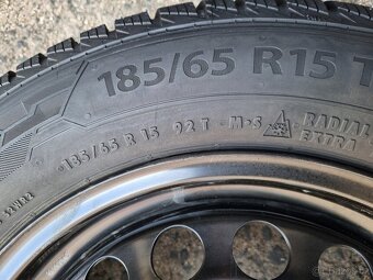 Zimní kola Fabia 4 VW polo 15" 5X100 ET40 185/65 R15 - 5