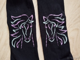 Punčocháče 140-158, ponožky v.43,legíny,koupací čepice,ťapky - 5