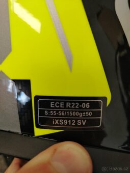 přilba IXS 912 SV velikost S - použitá - 5