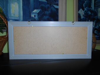 Obrázek zasklený 42cmx19cm Korejské masky Hahoe Masks - 5