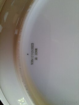 Jídelní servis kytičky,talíře, mísy - 5