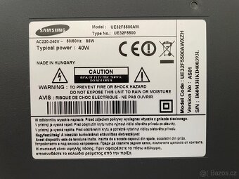 TV 32" Samsung UE32F5500AW - 5