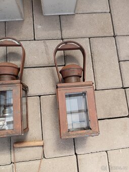 Lampa,lampa ČSD,hornická lampa,staré lampy. - 5