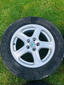 15" 5x100 alu kola Škoda+letní pneu Michelin 195/65/15 - 5