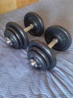 Na predaj: 2× nakladacia činka LIFEFIT – 2×20 kg - 5