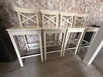Ikea barový stůl + 4 židle - 5