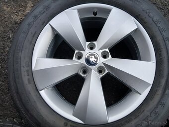 Sada Orig Alu kol Škoda 215/65R17 zimní - 5