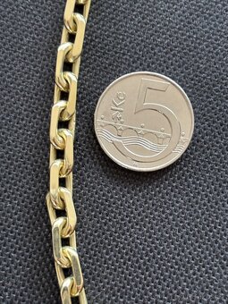 Nové zlato, zlatý řetízek 100,5g 585/1000 řetěz 14 kt. - 5