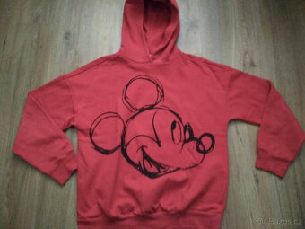Antracitově černá Disney mikina vel. S - 5