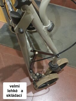 ODLEHČENÉ PROFI ALU chodítko ZÁDOVÁ opěra - 5