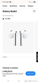 Sluchátka Samsung Galaxy Buds3 - 5