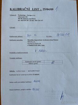 Vyvažovačka kol TECO 74 - 5