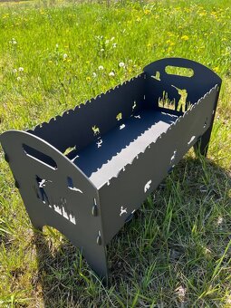 Rozkládací gril z myslivcem - 5
