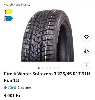 5x120 R17 , obuto na 225/45/17 , BMW - 5