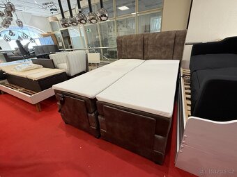 Postel BOXSPRING 140x200 elektr. poloh. NOVÁ 2.j. - 5
