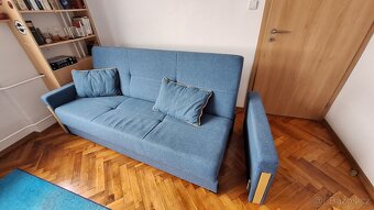 Pohovka rozkládací s úložným prostorem - 5
